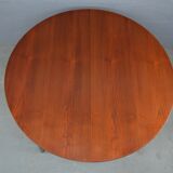 Round teak dinning table and chairs by Mctintosh
