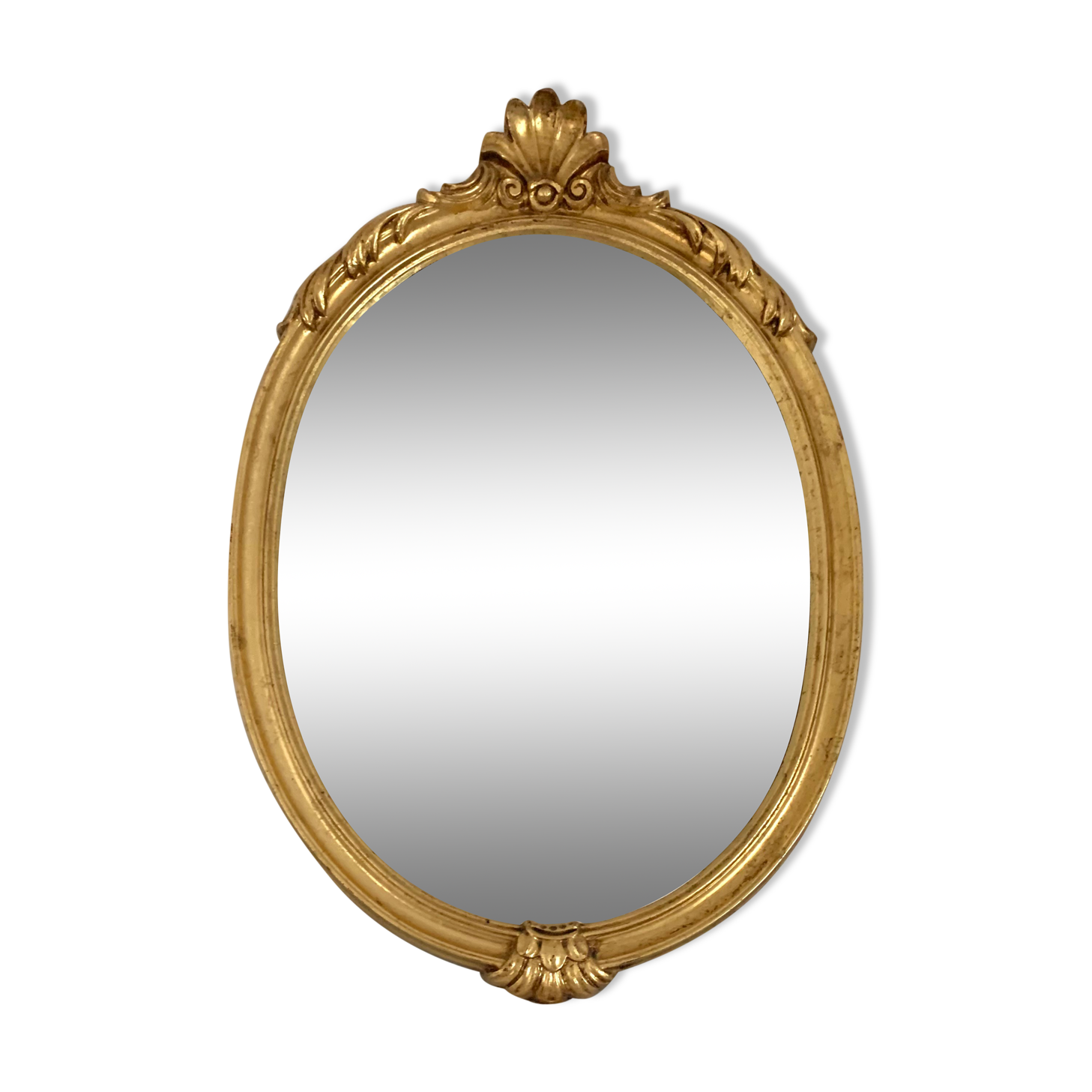 Golden wooden mirror  42x61cm