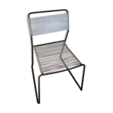Chaise en fil scoubidou années 90