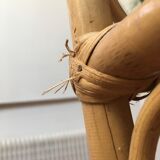 Vintage rattan shelf