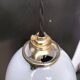 Opaline pendant lights