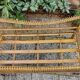 Rattan crib on wheels, 50s/60s