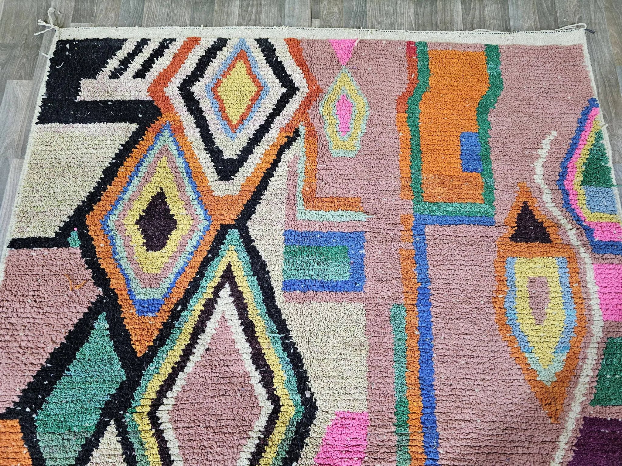 Tapis marocain en laine naturelle 3 x 2 m