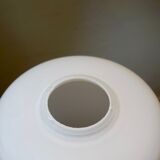Suspension vintage "Tube" opaline blanche
