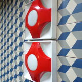 Pair of wall lamps Solken Leuchten space age