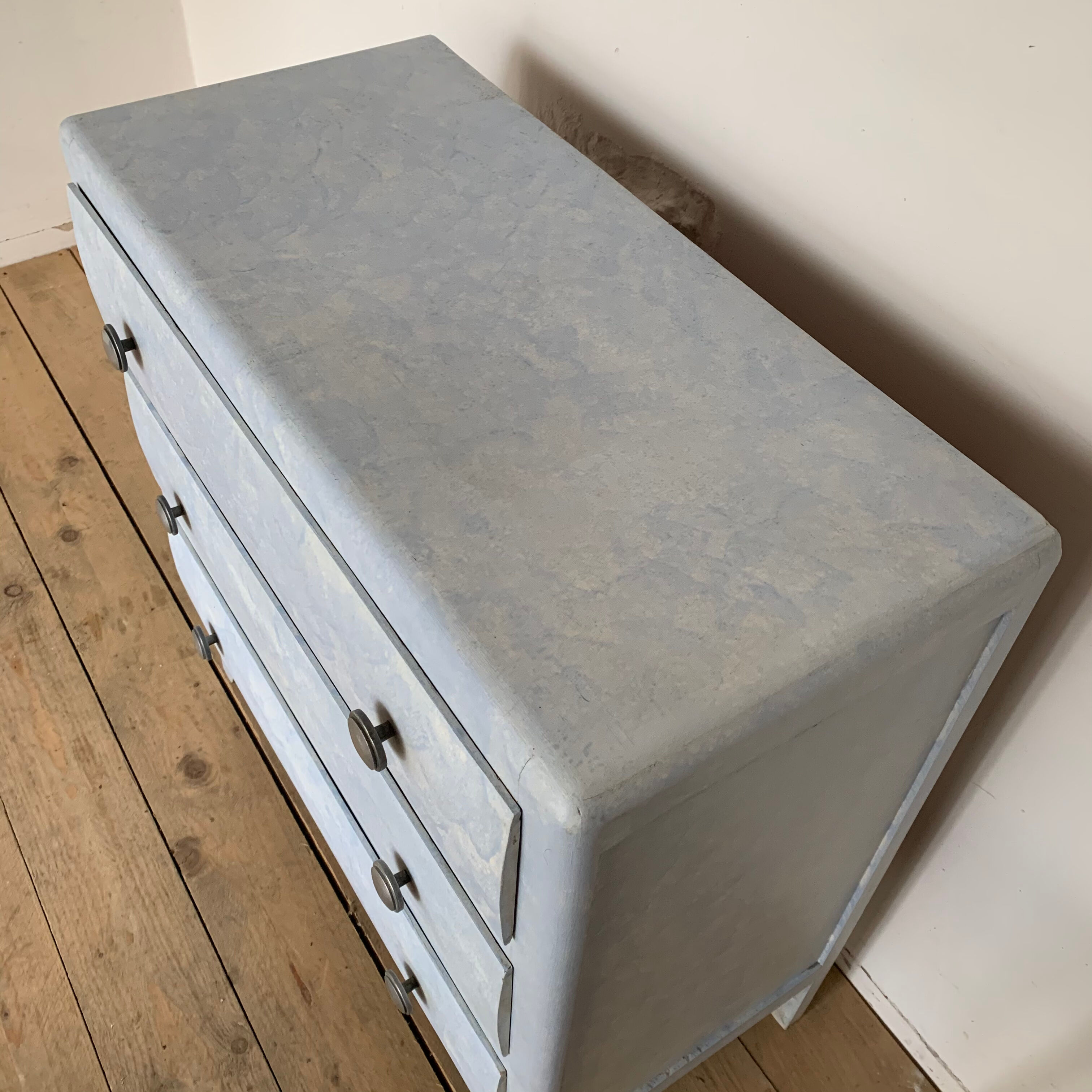 Commode vintage bleu