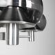 Space Age Pendant Light in Metal