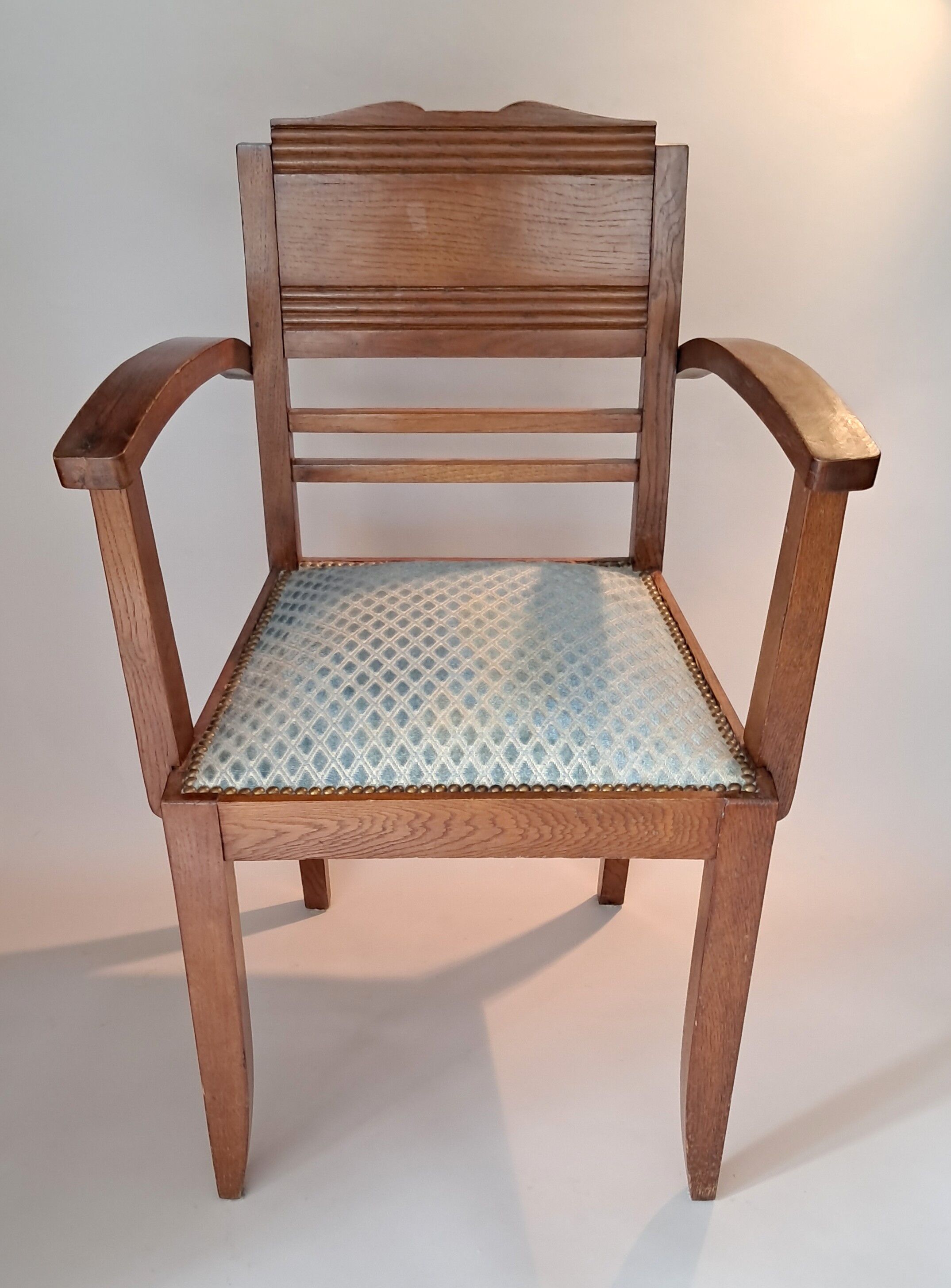 Art Deco bridge armchair