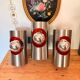 Vintage Triple UFO Orange Wall Light – Oxar 70s