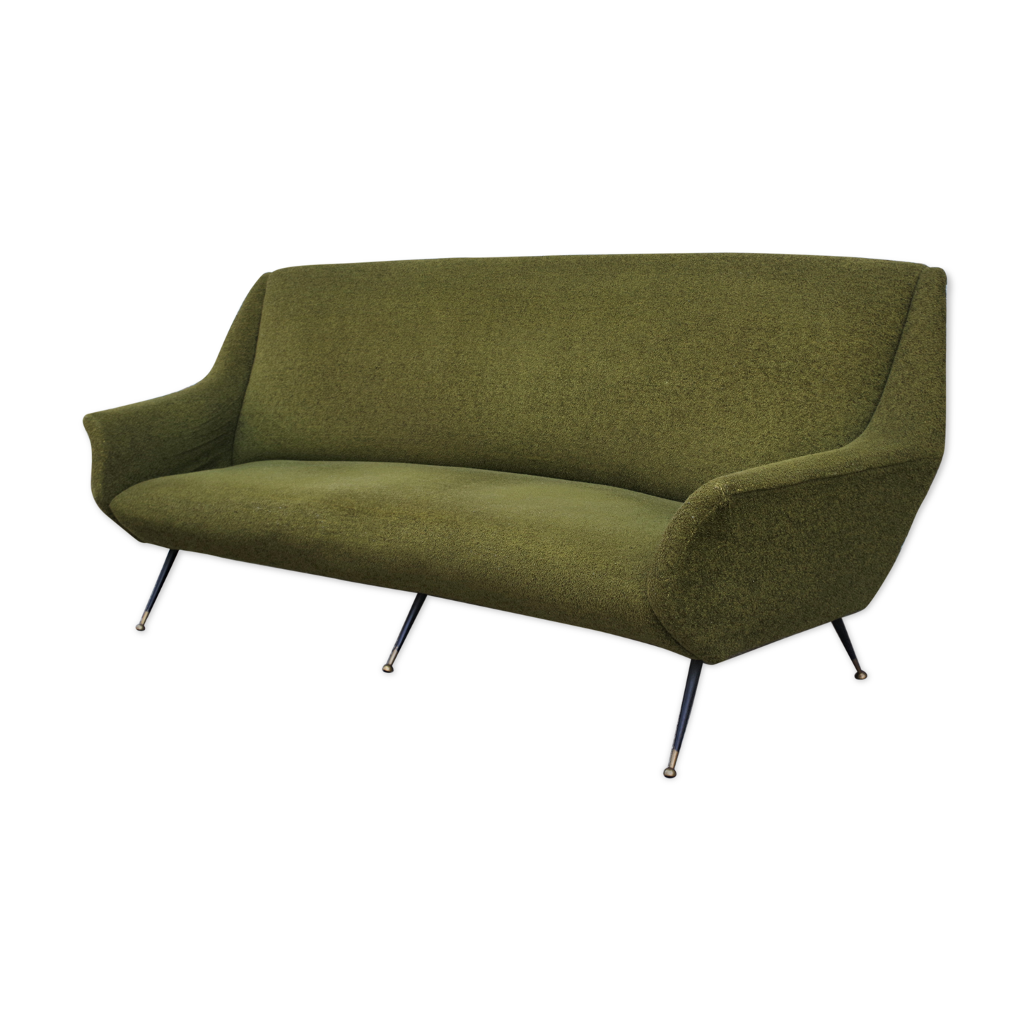 Curved sofa by Gigi Radice for Minotti, 1950