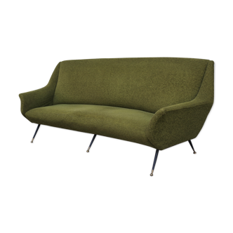 Curved sofa by Gigi Radice for Minotti, 1950