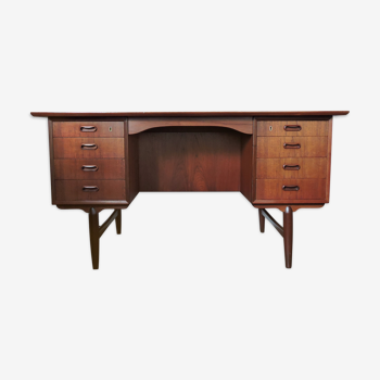 Bureau de teck danois du milieu du siècle, années 1960