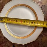 F. Legrand Limoges - Service à Dessert 2 Plat Gâteaux/Tartes + 11 assi