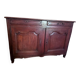 Old Breton oak sideboard – 2 doors, 2 drawers