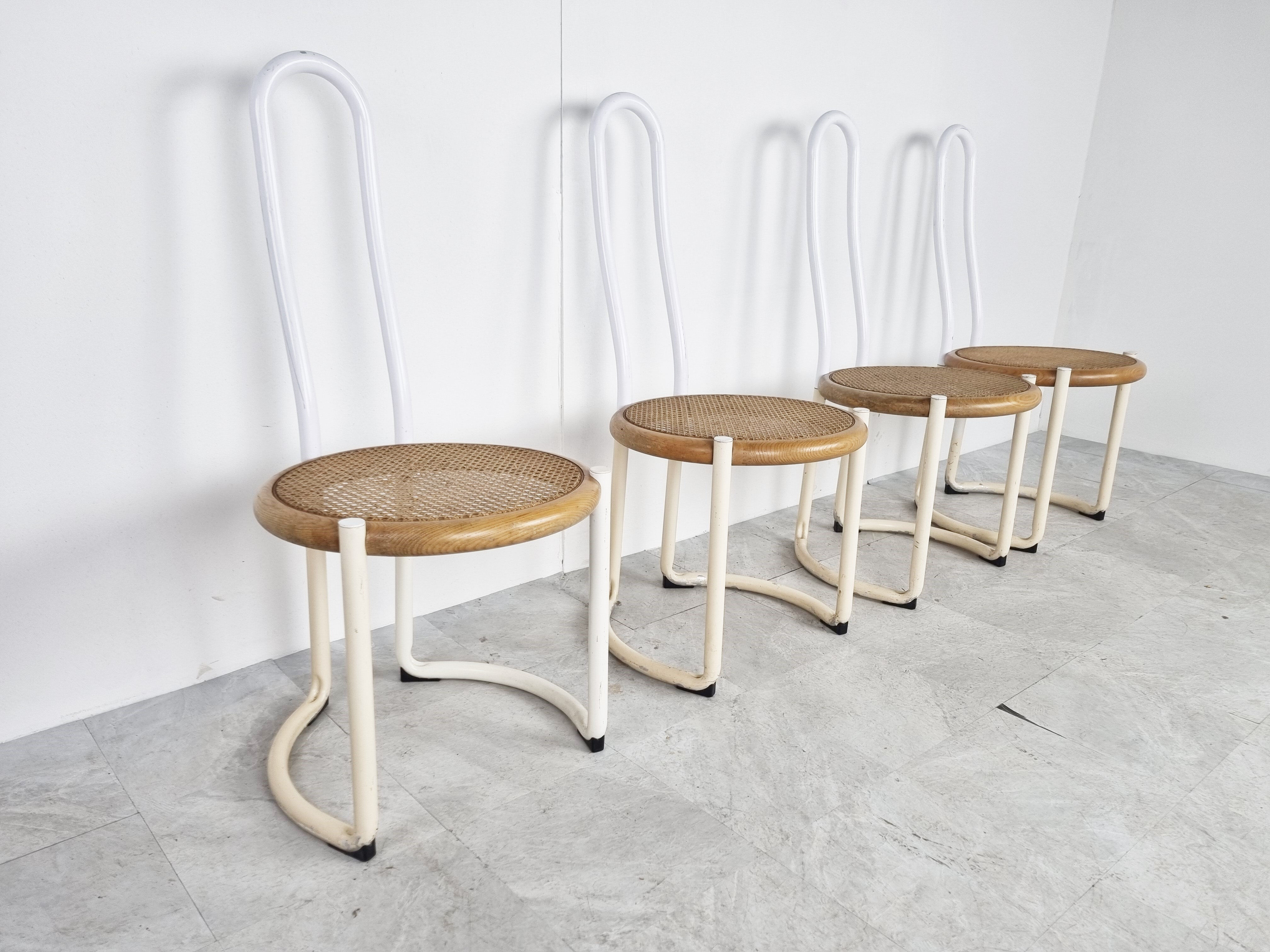 Vintage postmodern dining chairs, 1960s