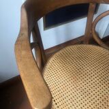Pair of vintage Jacob and Josef Kohn Wien Bentwood bistro armchairs