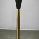 1960s Lidokov Space Age Brass and Opaline Glass Floor Lamp