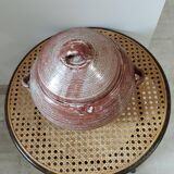 Biot glazed stoneware soup tureen - vintage shaped piece