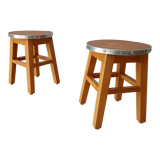 Pair of vintage side tables 70s/80s