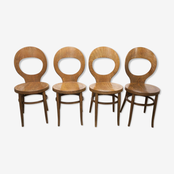 Set of 4 baumann chairs model Seagull 1970