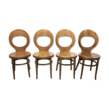 Set of 4 baumann chairs model Seagull 1970