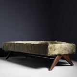 Original Daybed PJ-L-12-A by Pierre Jeanneret for Chandigarh Project, 1950s