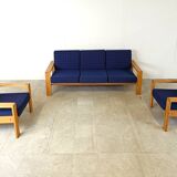Vintage scandinavian sofa set, 1970s
