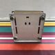 Former white metal cash recorder drawer box vintage child toy