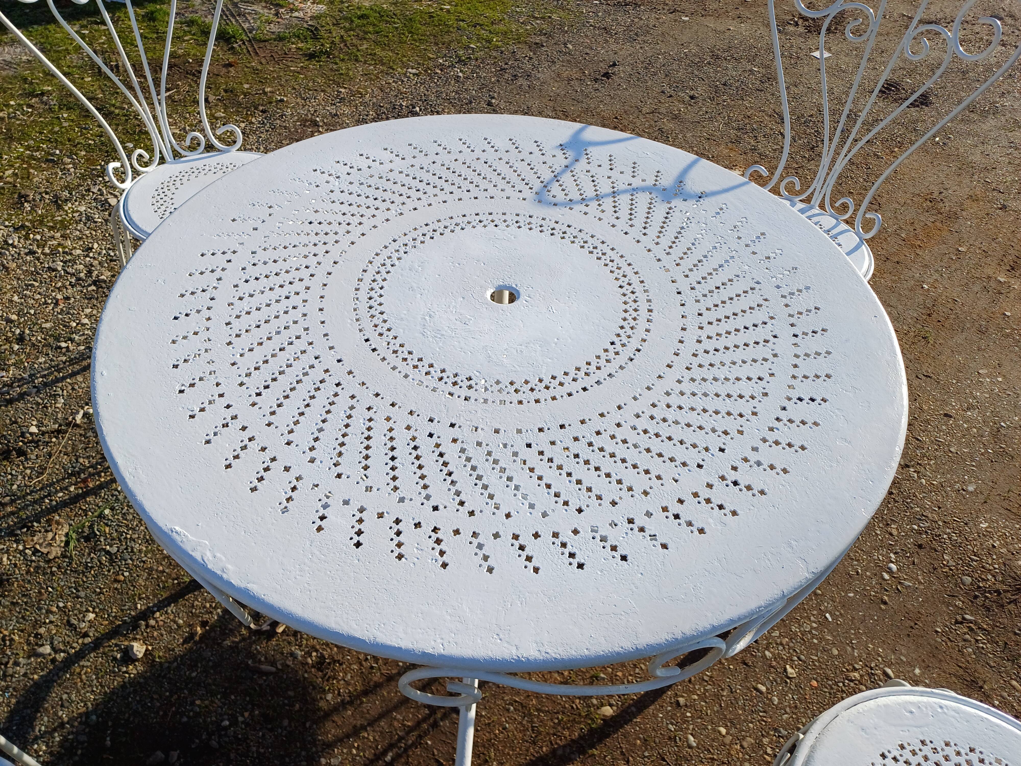 Wrought Iron Garden Furniture 1900