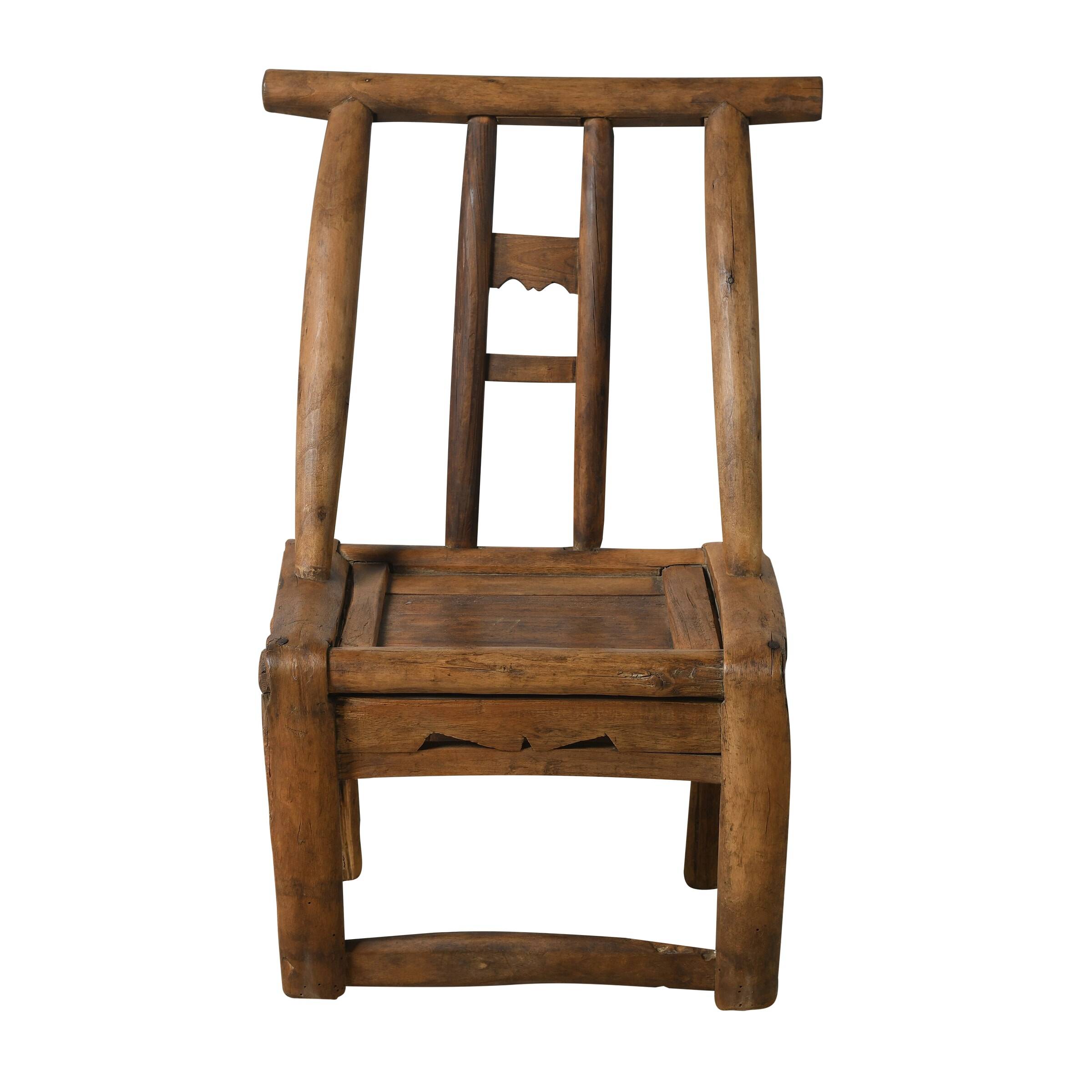 Haizi – Antique Chinese children's chair in willow no. 4
