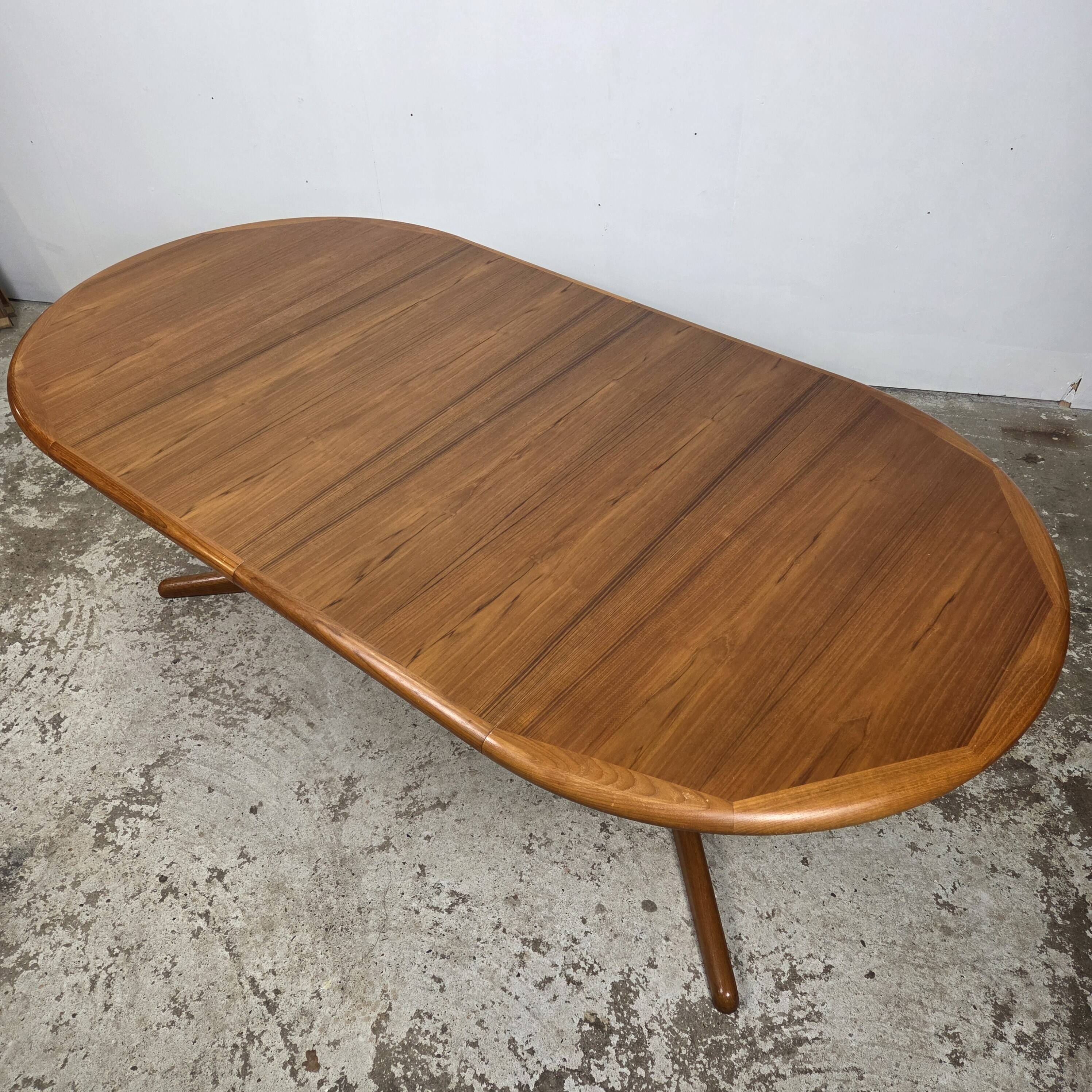 Table extensible danoise vintage des années 1960 de Korup Stolefabrik