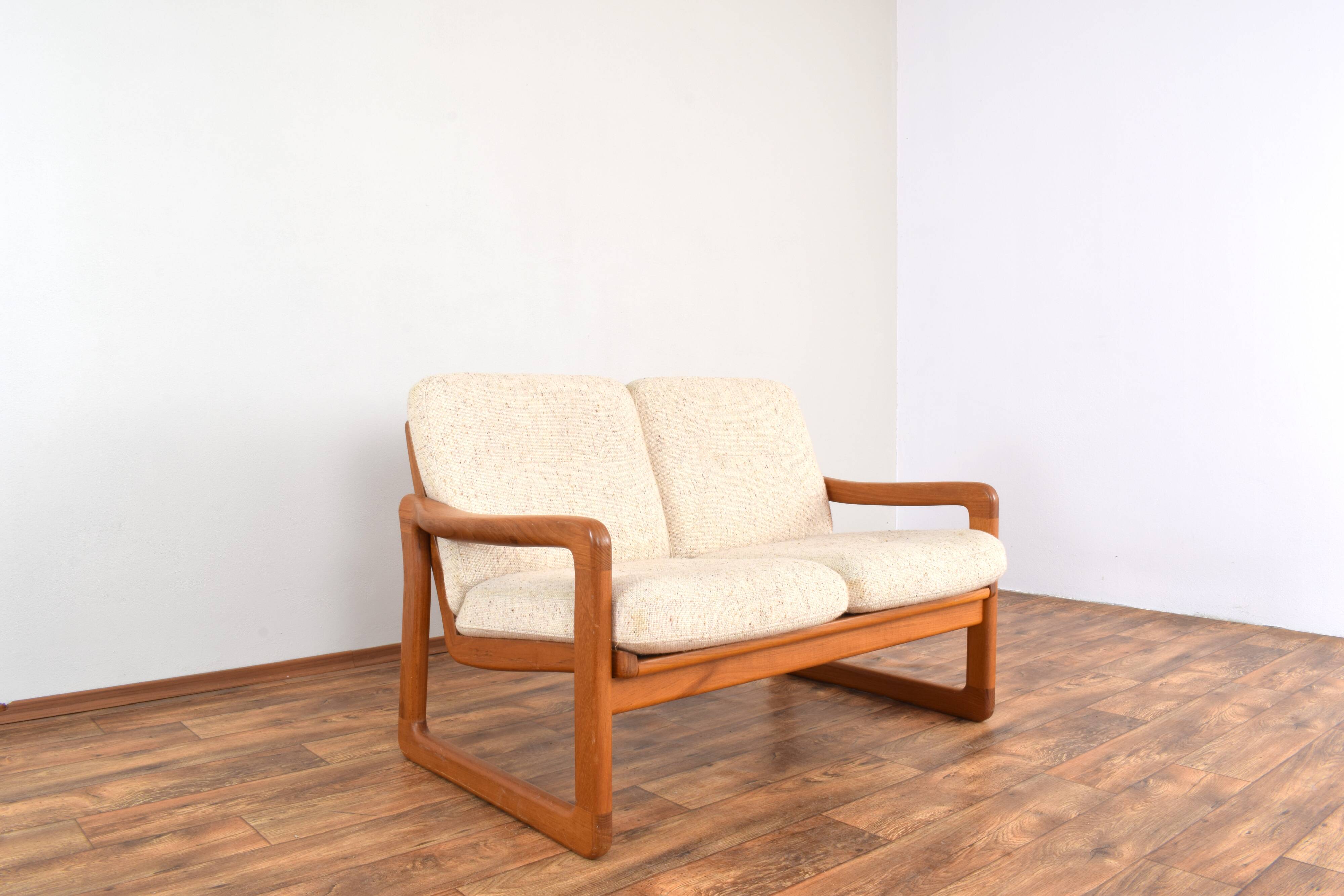 Mid-Century Danish Teak Sofa from Poul Jeppesen, 1970s.
