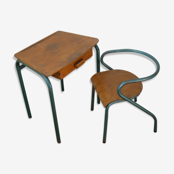 Bureau et chaise enfant Mullca 300 - Jacques Hitier