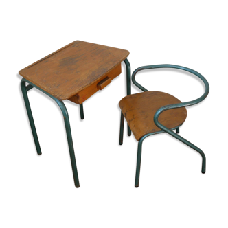 Desk and child chair Mullca 300 - Jacques Hitier