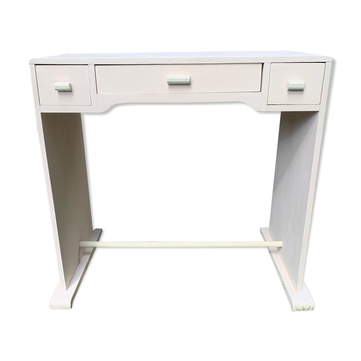 Vintage powder pink child desk