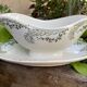 Sauceboat in earthenware k&g luneville pepper model tableware