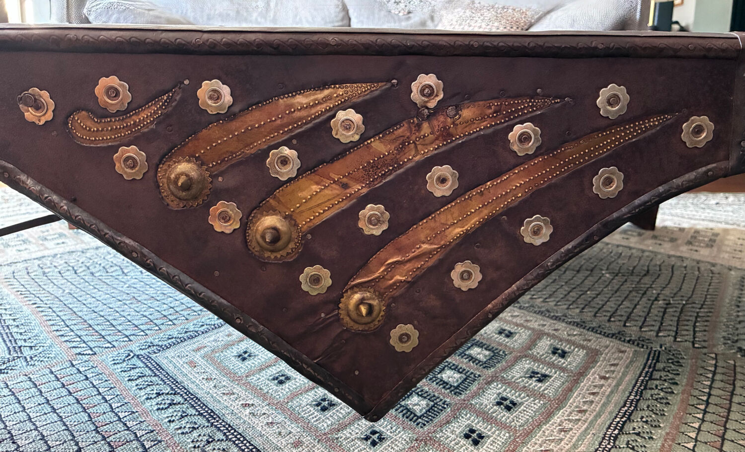 19th century Indian wooden coffee table