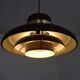 Lamella Ceiling Lamp by Carl Thore for Granhaga Metallindustri, Sweden, 1960s