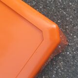 Orange vintage coffee table