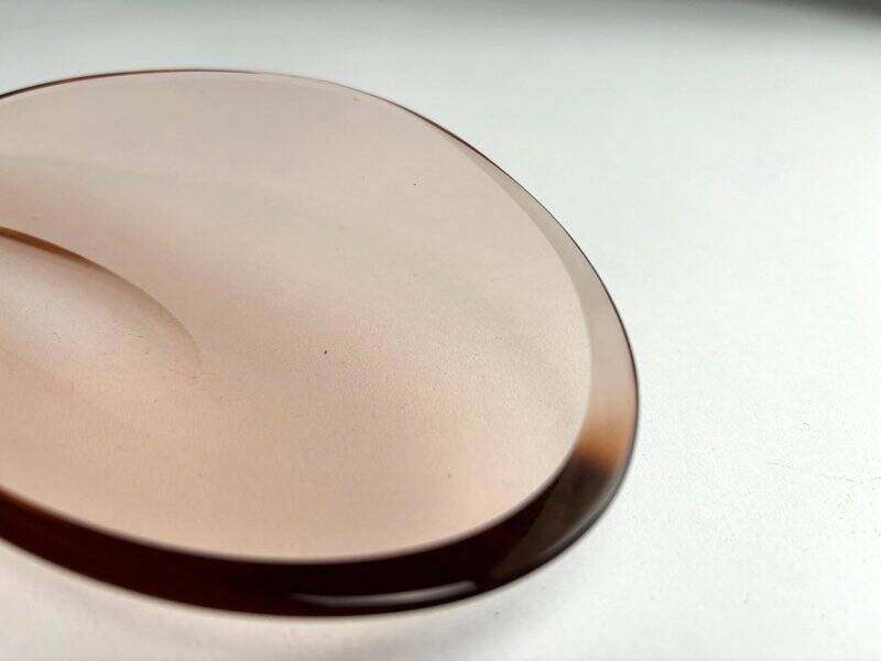 Mid-Century Cut Glass Ashtray attributed to Max Ingrand for Fontana Arte, Italy, 1950s