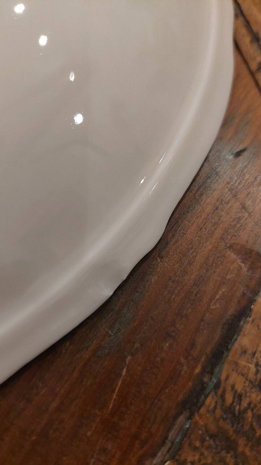 Set of 12 Sologne Larchevêque porcelain plates