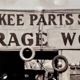 Fine art photography Walker Evans – “Garage in Southern City Outskirts”, 1936