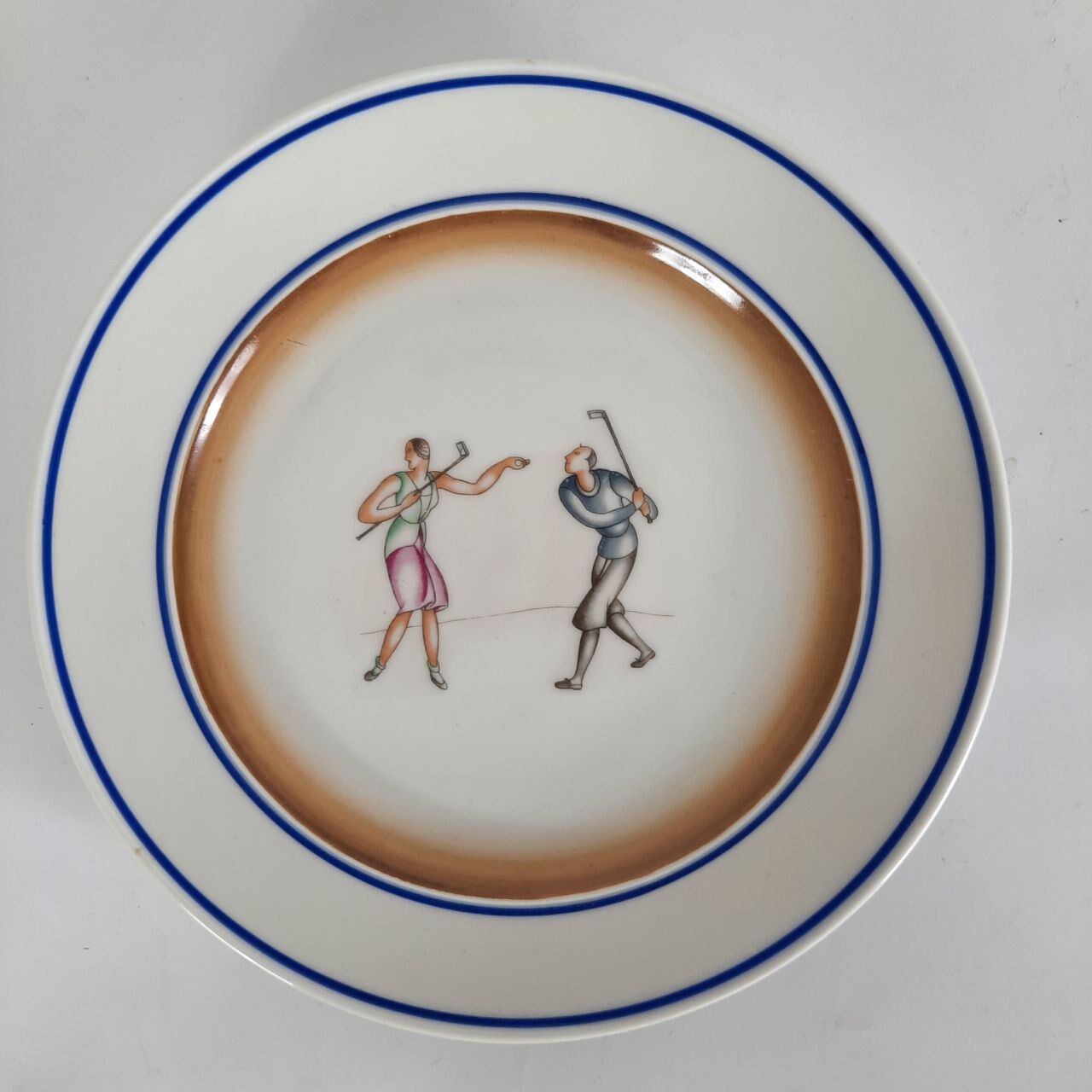 Set of 4 dishes, Gio Ponti, Richard Ginori, sport series