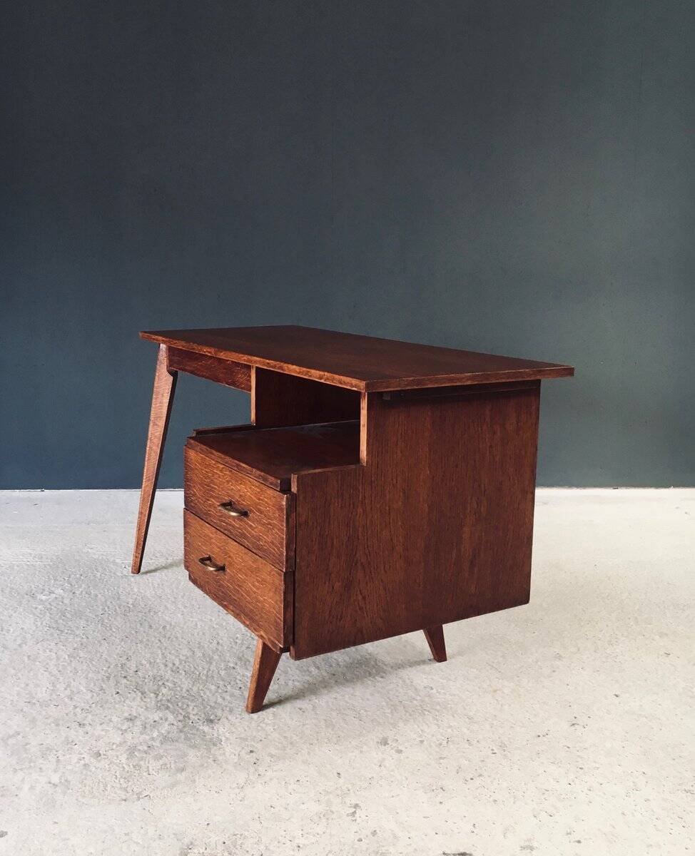 Modernist Reconstruction Writing Desk, France, 1950s