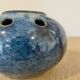 Blue ceramic flower vase
