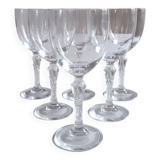 Set of 6 wine glasses