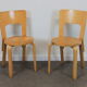 Pair of S66 Alvar Aalto chairs for Artek