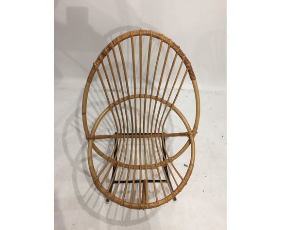 1960s rattan chair