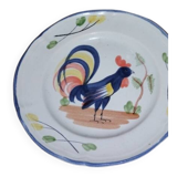 Decorative earthenware plate