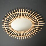 Rattan mirror 43x56cm